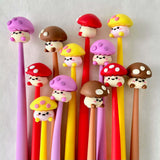 Mushroom Buddy Wiggle Gel Pen 