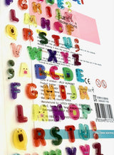 Jelly Alphabet Gel Stickers-12