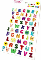 Jelly Alphabet Gel Stickers-12