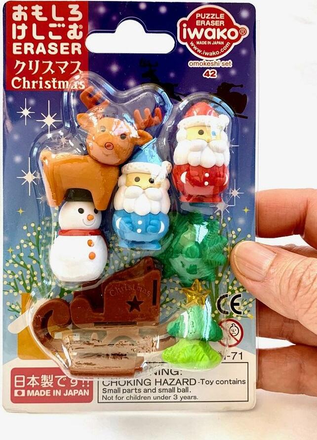 Iwako Christmas Eraser Card-10