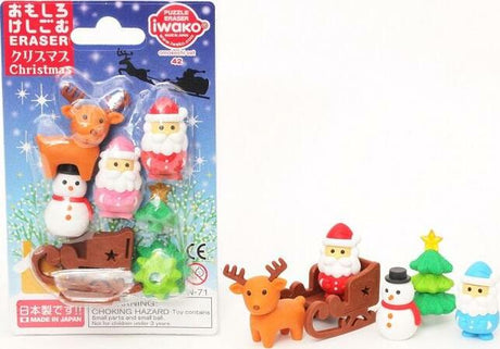 Iwako Christmas Eraser Card-10