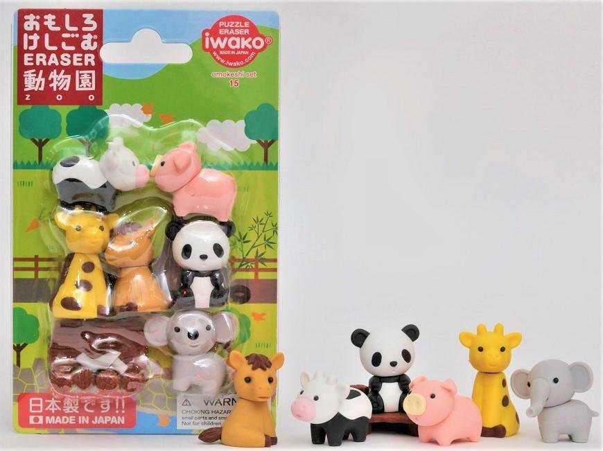 Zoo Animal Eraser Card-10