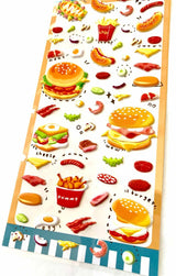 Burger Puffy Sticker