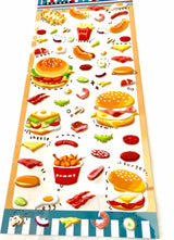 Burger Puffy Sticker