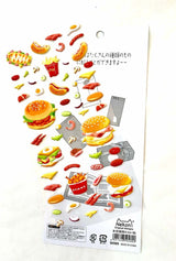 Burger Puffy Sticker