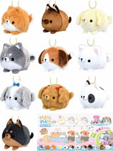 Round Dog Plush Charm 