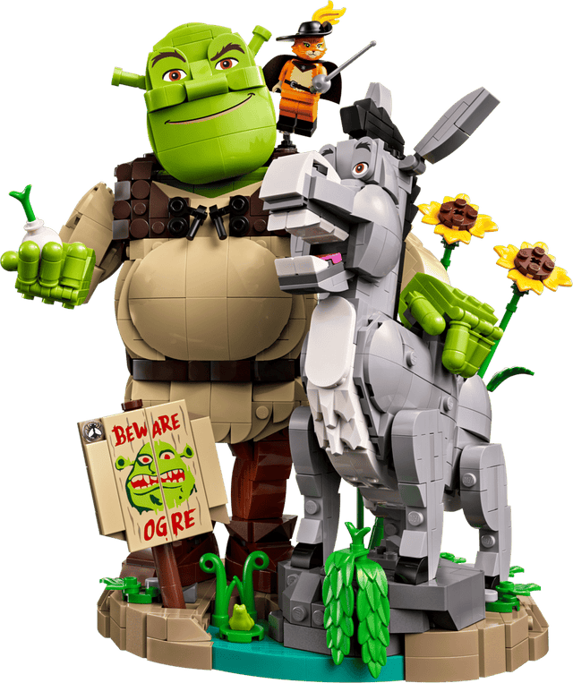 Shrek, Donkey & Puss in Boots