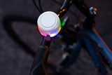 Bellbrightz White Bicycle Bell with Twinkling LEDs