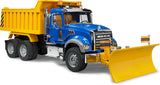 MACK Granite Tip up truck with pow blade and Light & Sound Module (trucks) incl. battery