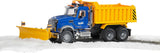 MACK Granite Tip up truck with pow blade and Light & Sound Module (trucks) incl. battery