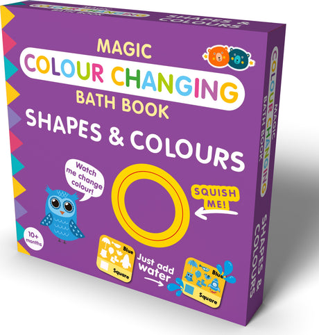 Magic Color Changing Bath Book – Shapes and Colours