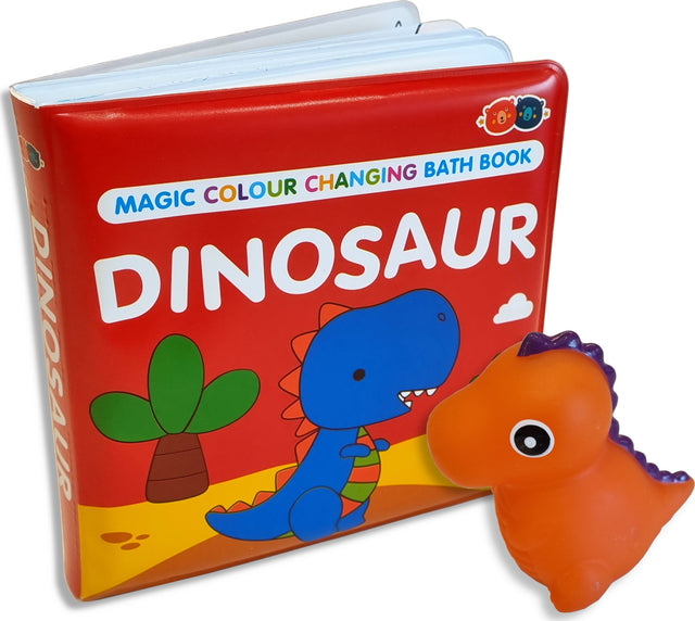 Magic Color Changing Bath Book and Toy – Dinosaur