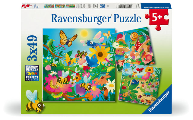 Bugs, Bugs, Bugs 3 x 49 pc Puzzle