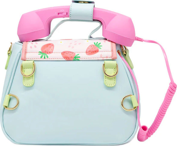 Ring Ring Phone Convertible Handbag (Strawberry Fields)