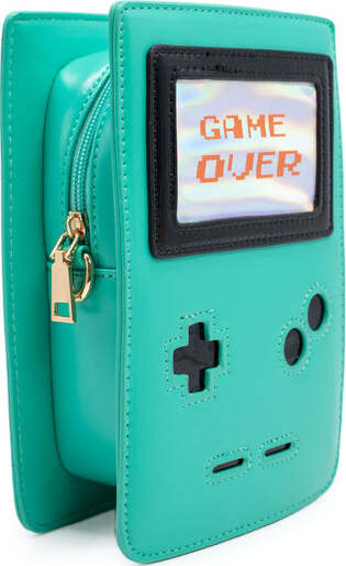 Retro 8-Bit Gamer Handbag Green