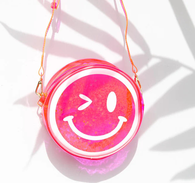 Jelly Fruit Handbag - Pink Winky Face