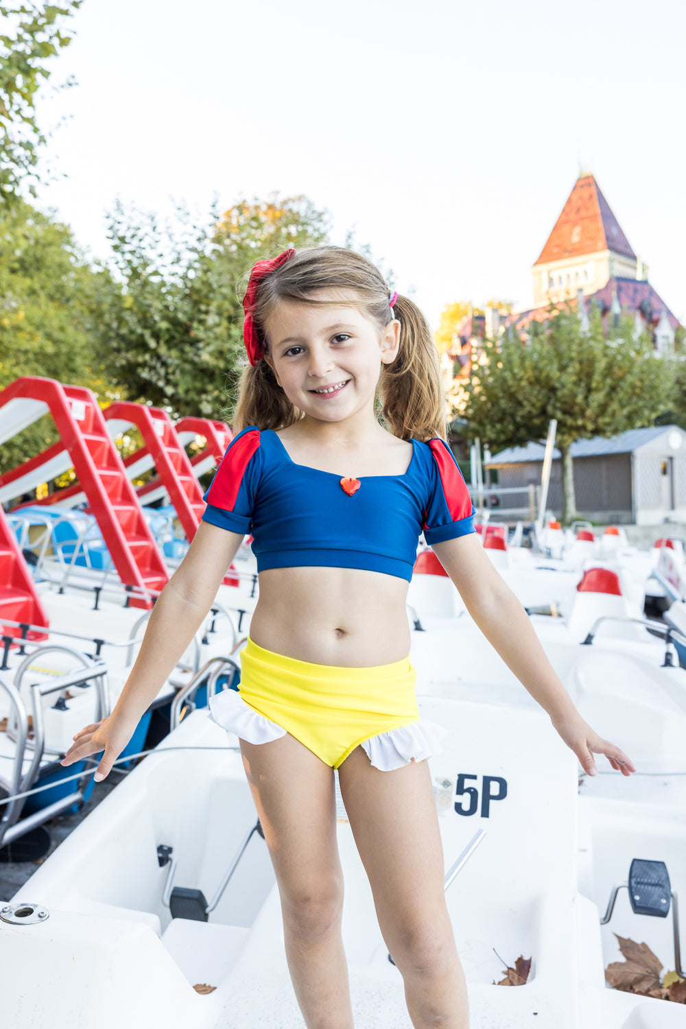 Snow White Swim Suit (size 3-4)