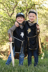 Silver Knight Set with Tunic, Cape and Crown (Size 5/6)