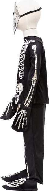 Glow in the Dark Skeleton Shirt, Pants and Mask (Size 5-6)