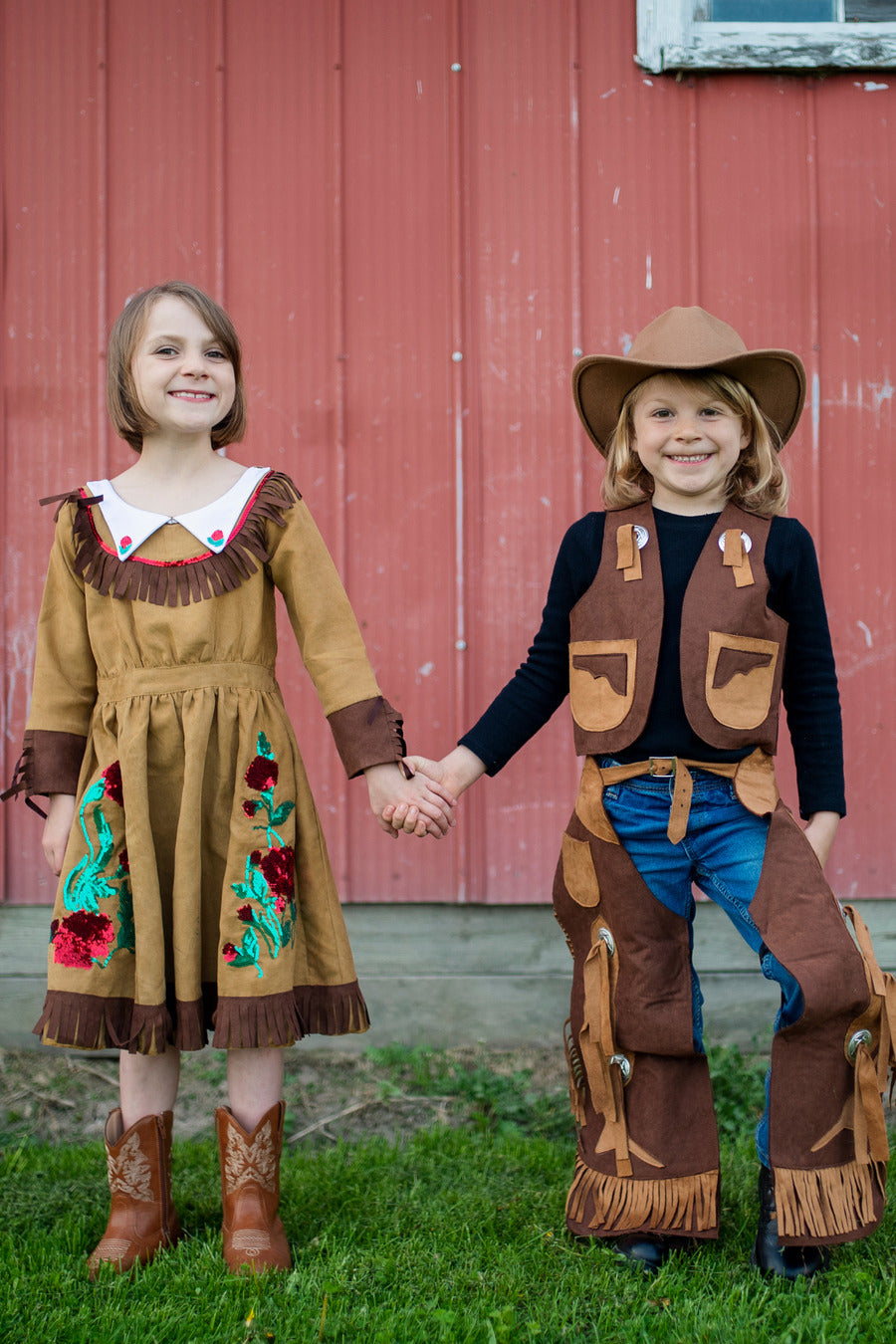 Cowboy Vest and Chaps (Size 7-8)