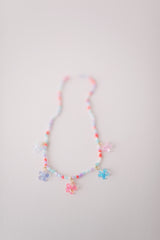 Boutique Shimmer Flower Necklace