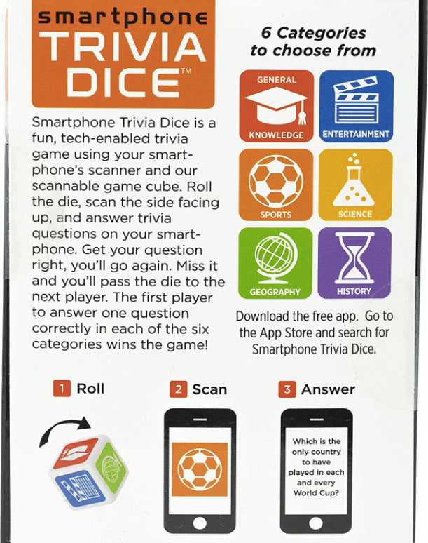 Smartphone Trivia Dice