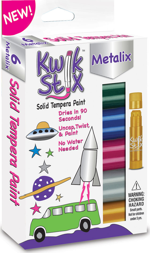 Kwikstix 6 ct. Metallic Color Set