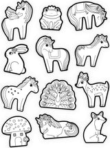 Coloring Stickers - Unicorn 