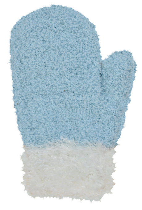 Toddler Microchenille Fuzzy Stretch Mittens Size 2-4