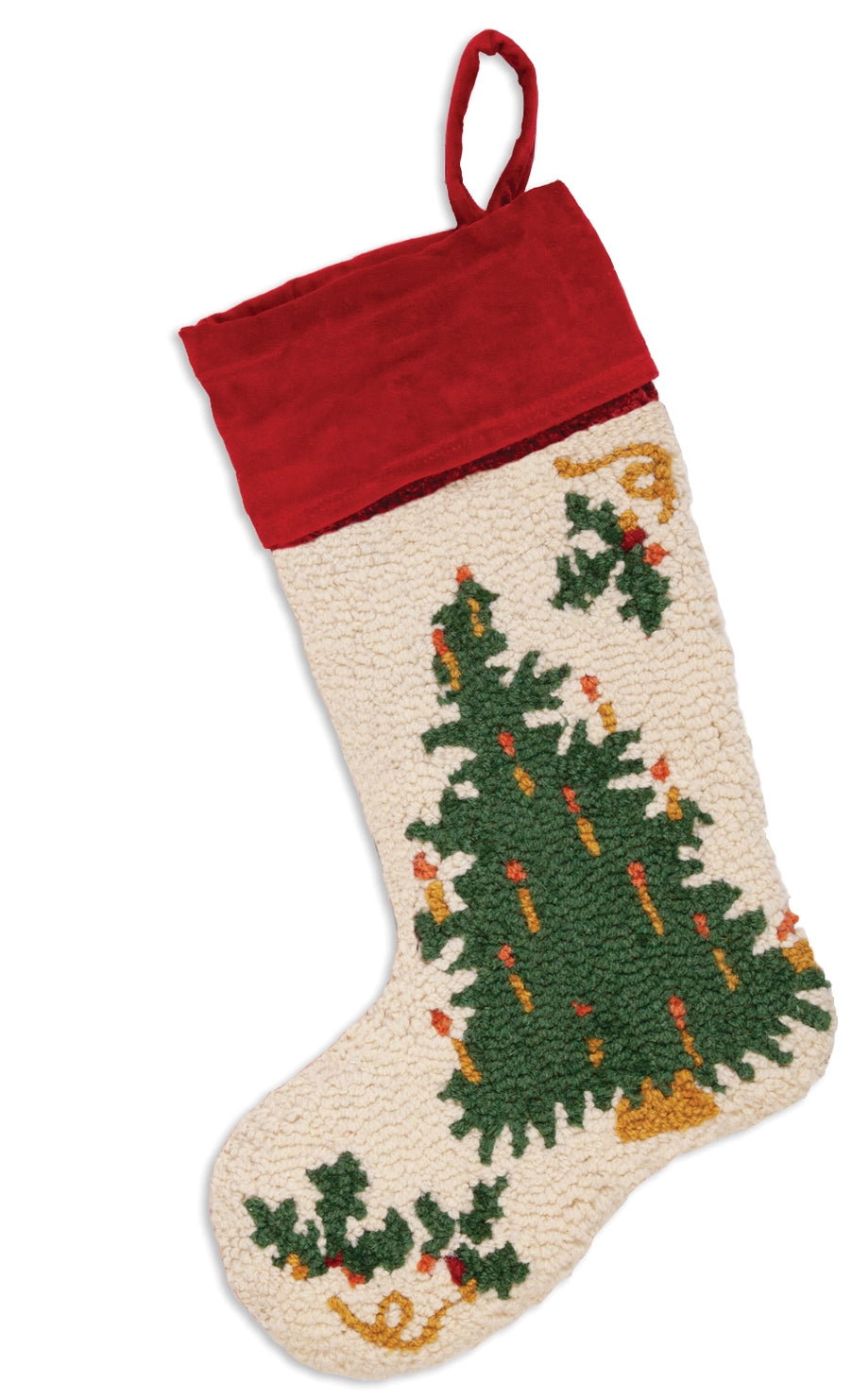 "Telluride" Laser Engraved Christmas Tree Christmas Stocking