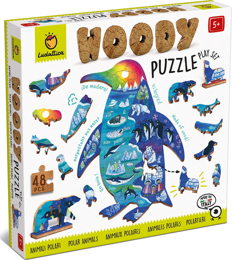 Woody Puzzle - Polar Animals