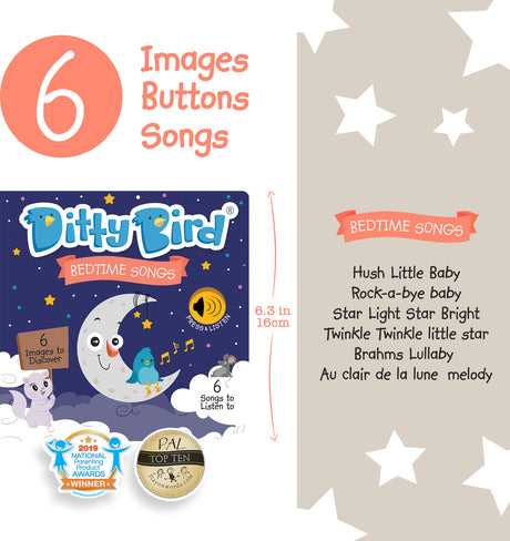 Ditty Bird Baby Sound Book: Bedtime Songs