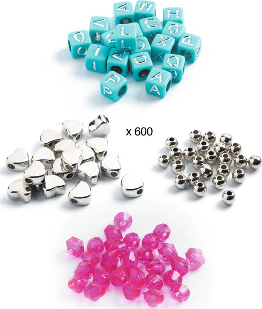 Alphabet Beads Silver