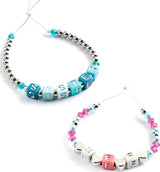 Alphabet Beads Silver