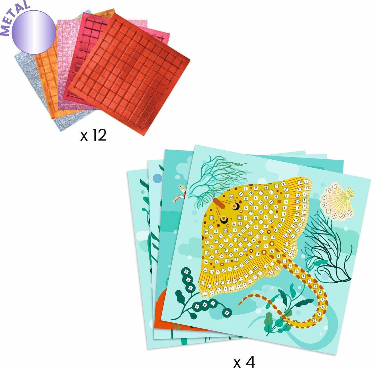 Caribbean Mosaic Collage Craft Kit