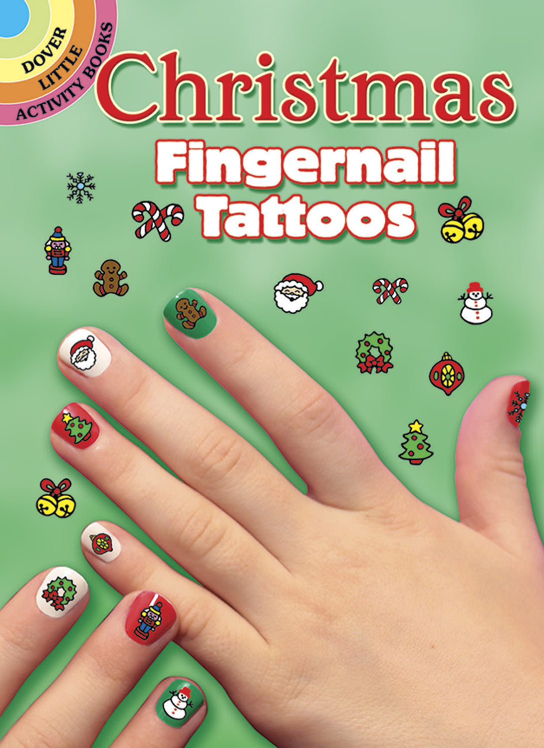 Christmas Fingernail Tattoos