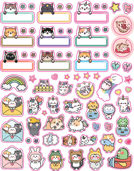Kittens & Friends: Kawaii Activity Fun (With Over 200 Stickers!)