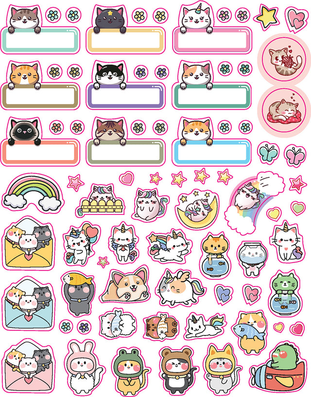 Kittens & Friends: Kawaii Activity Fun (With Over 200 Stickers!)