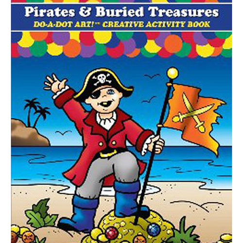 13 Pack DO-A-DOT ART PIRATES & BURIED TREASURES DO-A-DOT