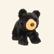 Meet Cubbie, an irresistibly soft black bear cub from Douglas. This pocket-sized 6-inch plush features velvety black fur, a lifelike tan snout, and bean-weighted construction for extra cuddles wherever adventures take you.