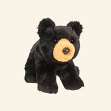 Meet Cubbie, an irresistibly soft black bear cub from Douglas. This pocket-sized 6-inch plush features velvety black fur, a lifelike tan snout, and bean-weighted construction for extra cuddles wherever adventures take you.