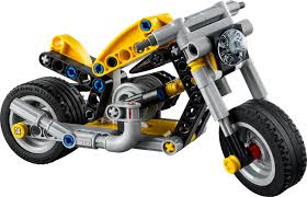 Lego Yellow Motorcycle