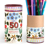 Flora's (Cream) 25 Double-Sided Pencil