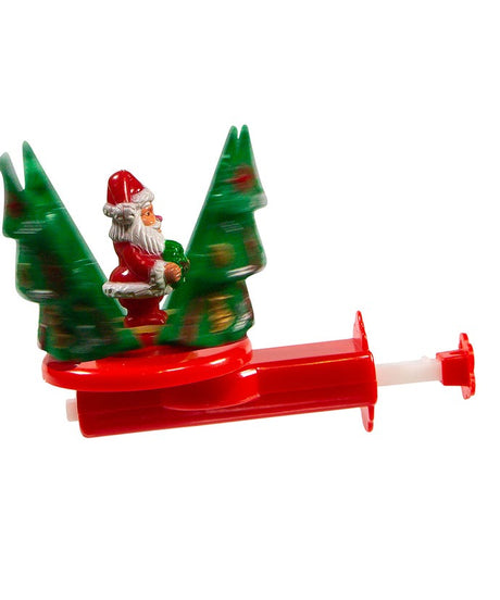 Santa In Tree Spinner