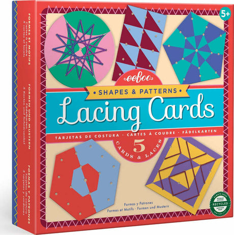 Shapes & Patterns Lacing Cards