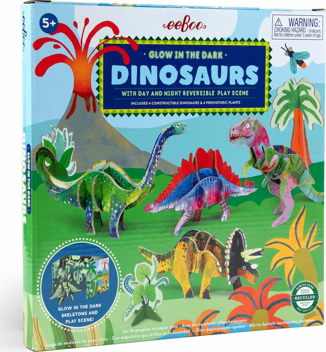 Dino 3D Glow in the Dark Building Set