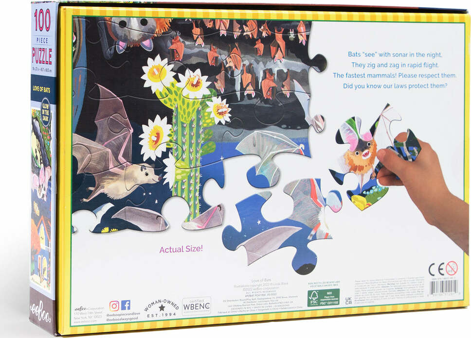 Love of Bats 100 Piece Puzzle