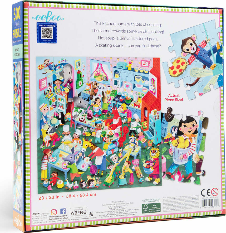 What's Cooking? 500 Piece Square Puzzle