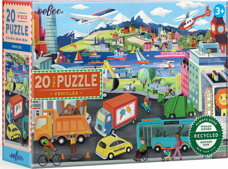 Vehicles 20 Piece Puzzle