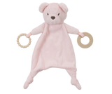 Bella the Pink Bear Teether Blankie